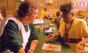 Haz lo que debas (españa) haz lo correcto (argentina). Danny Aiello Giancarlo Esposito In Do The Right Thing Spike Lee 1989 Spike Lee Movies Danny Aiello Summer Movie