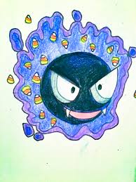 How To Draw Gastly. I made this funny Gastly drawing all… | by Green Cow  Land | Medium