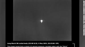 The rocket in question belongs to china, and it is currently hurtling through the atmosphere, circling the planet about every 90 minutes, toward what is known as an uncontrolled reentry sometime this. Mxuqegl4gsqynm