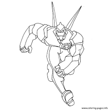 Print Ben 10 Alien Force Glacial Coloring Pages Superhero Coloring Coloring Pages Coloring Pictures