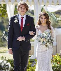 Because you are purchasing your wedding dress directly from the designer, you save. Ada Nicodemou S Home And Away Character Leah Marries Zac Macguire Daily Mail Online