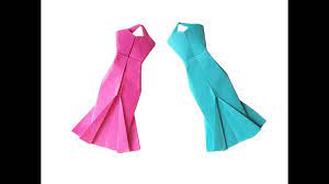 It's not necessary, but it sure makes the clothes cuter. How To Make A Paper Dress Youtube
