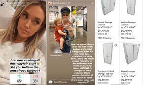 Maybe you would like to learn more about one of these? Influencers Tout Ridiculous Claims That Online Retailer Wayfair Is Trafficking Children Daily Mail Online