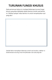 We did not find results for: Turunan Fungsi Khusus Worksheet