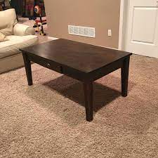 Stockholm coffee table walnut veneer 70 7 8x23 1 4 180x59 cm ikea. Find More Ikea Markor Coffee Table Solid Wood Has Drawer To Store Remotes For Sale At Up To 90 Off
