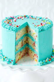 Birthday Cake Recipe Ideas For Adults Frosted Funfetti Layer Cake Love And Olive Oil Recipe Best Birthday Cake Recipe Cool Birthday Cakes Homemade Birthday Cakes
