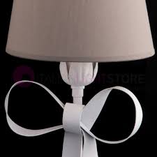 Originating from antique french furniture, the term shabby chic furniture first came to light in the early eighties by a british interior designer, emerging from this was a new, welcoming and elegant decorating style using different wood types. Bow Abat Jour Lamp Bedside Table White Shabby Chic Lampshade