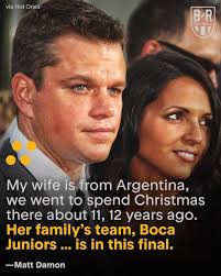 Matt Damon once hit up a soccer game in Argentina. He wasn't ready for the  atmosphere 😳
