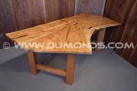 Spalted Curly Burl Maple Dining Table Dumond S Custom Furniture