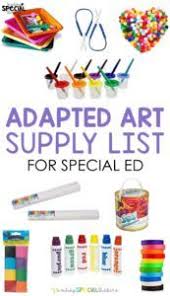 Adapted Art Supply List For The Special Education Classroom Teaching Special Thinkers Special Education Classroom Classroom Art Supplies Art Classroom
