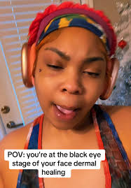 under Eye Face Pierced Black