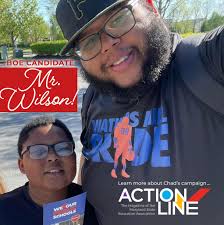 ✔️ MEET MR. WILSON ✔️ Chad Wilson, Sr., a teacher and coach in Montgomery  County, is running for the board of education in Frederick County where he  lives with his young family.