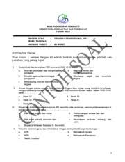 Contoh soal dan kunci jawaban ujian dinas. Contoh Soal Uud 1945 Soal Ujian Dinas Tingkat I Kementerian Kelautan Dan Perikanan Tahun 2014 Materi Ujian Hari Tanggal Alokasi Waktu Undang Undang Course Hero