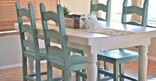 I Recently Finished Redoing Our Dining Room Table It Had A Super Dark Cherry Ish Sta Dining Room Table Makeover Painting Kitchen Chairs Kitchen Table Makeover