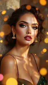 Free Elegant Emerald Beauty Image