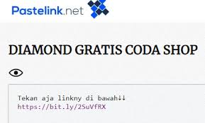 Jangan salahgunakan ilmumu hanya untuk sesuatu yg buruk, gunakanlah ilmumu sebagai mana mestinya. Awas Diamond Gratis Free Fire Coda Shop 2019 Marak Phishing