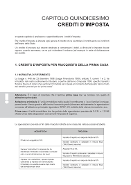 Per godere del credito d'imposta maturato invece deve riacquistare (come prima casa) entro il 31 dicembre 2022 e spostare la residenza (nel comune) entro 18 mesi dall'acquisto con il termine che riprende a decorrere (ad oggi) dall'1 gennaio 2022. Http Www Cafusppidap It Areacaf Approfondimenti7302012 P02 Cap 15 Pdf