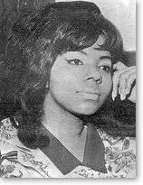 Mary Wells With a Jackie Wilson album on her portable record player, Mary Wells was relaxing in her ... - mary-wells