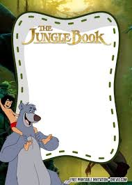 Free Jungle Book Invitation Templates Drevio In 2020 Jungle Book Invitation Jungle Book Birthday Party Jungle Book Birthday Party Invitation
