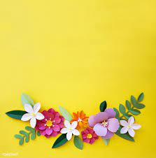 There are 49258 floral pattern paper for sale on etsy, and they cost £6.71 on average. Download Premium Image Of Flowers Handmade Design Papercraft Art 261746 Paper Flower Art Paper Crafts Paper Flowers