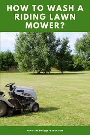 A couple of times a year, give the mower a good cleaning. How To Wash A Riding Lawn Mower