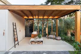 During the big trade exhibition, which took place nearby, the opening of the staircase took place. Luxurious Brazilian Terrace Design Inspired By Nature And Japanese Minimalism