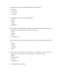 Maybe you would like to learn more about one of these? Soal Penjas Kelas Vii