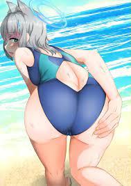 Shiroko swimsuit poop 