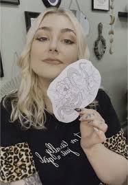 Death Eater Tattoo with Floral Design Ideas