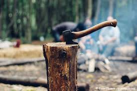 Am besten gelingt die arbeit, wenn die höhe von hackklotz und aufgestelltem holzkloben zusammen ungefähr der hüfthöhe entspricht. Holz Richtig Und Sicher Spalten Garten Hausxxl Garten Hausxxl
