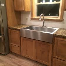 The apron sink or farmhouse sink is quickly becoming the fashionable choice for today's kitchen, which makes it a number one seller here at faucetdepot.com. Farmhouse Sink