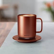 Best Buy Ember 10 Oz Temperature Controlled Ceramic Mug Copper Cm171005us Mugs Coffee Gifts Copper Mugs