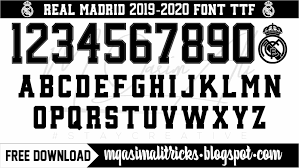 Share all sharing options for: Real Madrid 2019 20 Ttf Font Free Download By M Qasim Ali M Qasim Ali Sports Templates For Photoshop