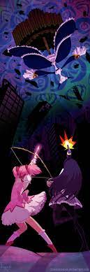 On walpurgisnacht, madoka contracts kyubey, and wishes t… Pin On Madoka Y Homura