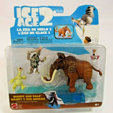 Ice Age 2 Manny And Pals New Mattel 2005 Ice Slider Vehicle Toy Mattel In 2020 Childhood Toys Ice Age