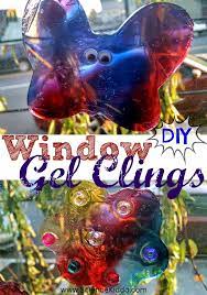 And now the leaves are ready to be stuck to the windows! Diy Squishy Window Gel Clings Art And Science For Kids Science Kiddo