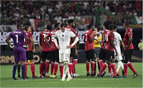 Trinidad and tobago awarded a free kick in their own half. I2hoylywe3lnwm