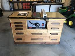 My Newly Built Bt3000 Table Saw Router Station Table Saw Station Table Saw Mobile Table