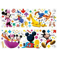 Gigoteuse Bebe Ours Brun Maison De Mickey Stickers Muraux Fetes Mickey Mouse