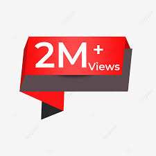 Download Youtube Thumbnail 1 Million View Views Attractive Latest Png Transparent Clipart Image And Psd File For Free Download