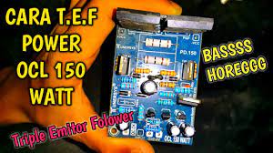 Belajar electro driver socl boom tef. Cara Tef Ocl 150 Watt Youtube