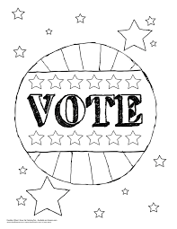 Exercise Your Right Government Vote Coloring Kids Starsandstripes Coloring Pages For Kids Doodle Coloring Coloring Pages