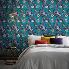 The great collection of teal wallpaper for desktop, laptop and mobiles. Teal Bedroom Wallpaper Blue Turquoise Wall Wallpaper Teal Room Aqua Textile Bedroom Furniture 1893413 Wallpaperkiss