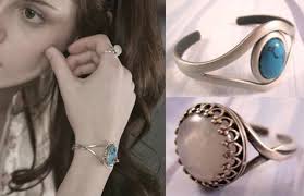 Twilight Bella Turquoise Bracelet And Moonstone Ring