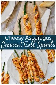 Asparagus Plus Crescent Rolls Equals The Best Crescent Roll Appetizers For Any Meal Or Party These Crescent Roll Appetizers Recipes Healthy Appetizers Recipes