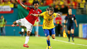 It is irresistible to lull a crybaby. Brazil Vs Colombia Football Match Report September 5 2014 Espn