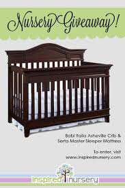 Nursery Giveaway Babi Italia Asheville Crib And Serta Master Sleeper Mattress Enter To Win At Www I Cribs Elephant Themed Nursery Convertible Crib Espresso