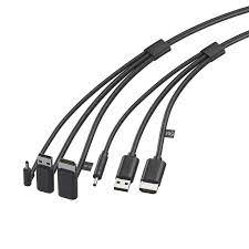 Amazon.com: Skywin 3-in-1 Round HTC Vive Compatible Cable - Replacement for  HTC Vive 3 in 1 HDMI+USB+DC 5 Meter Cable for Linkbox and Headset  Connection (16 Foot) : Electronics