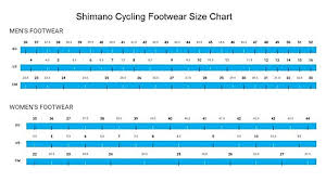 Cycling Shoes Conversion Chart Street Bicycle