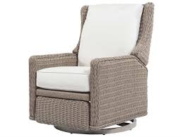 Ebel Geneva Wicker Swivel Recliner Lounge Chair Swivel Recliner Patio Lounge Chairs Patio Cushions